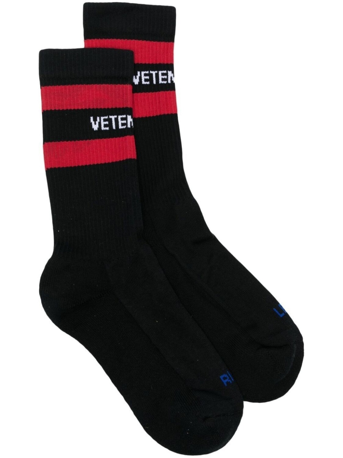 

VETEMENTS носки с отделкой в полоску, черный