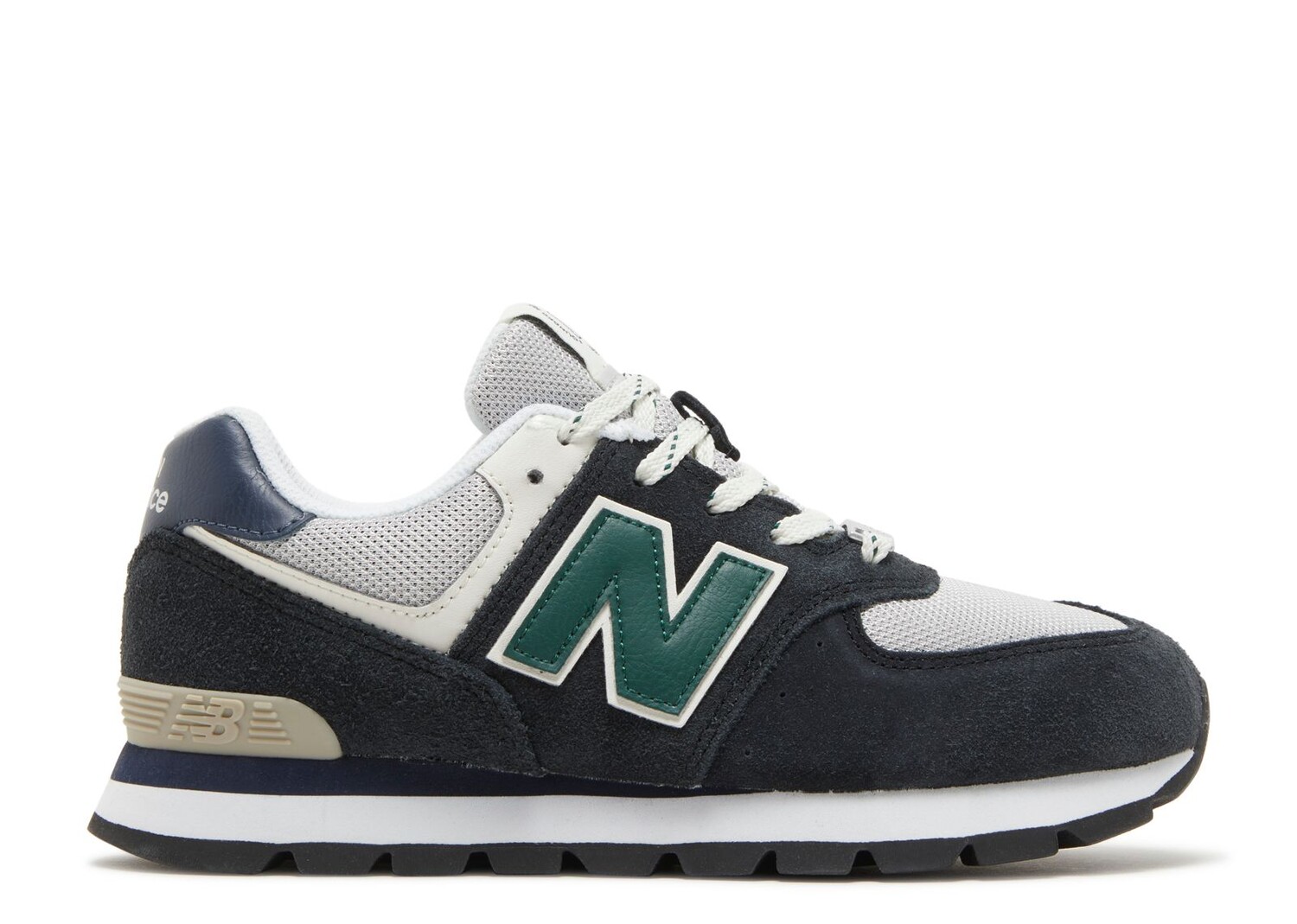 

Кроссовки New Balance 574 Big Kid 'Black Nightwatch Green', черный