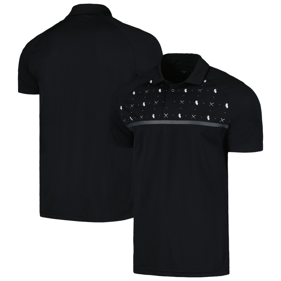 

Поло с коротким рукавом Levelwear Chicago White Sox, черный