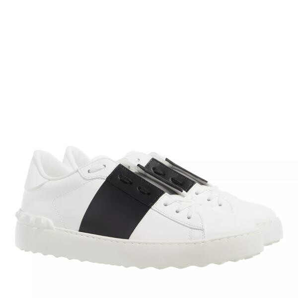 

Кроссовки lace-up sneakers white/black Valentino Garavani, черный