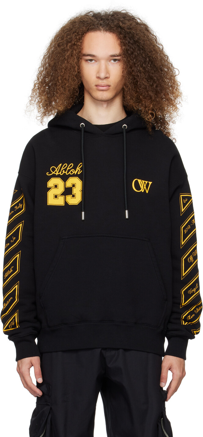 

Черная худи для скейтбординга 'OW 23' Off-White