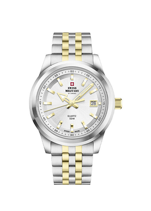 

См34094.04 стальные мужские наручные часы Swiss Military By Chrono, серебряный