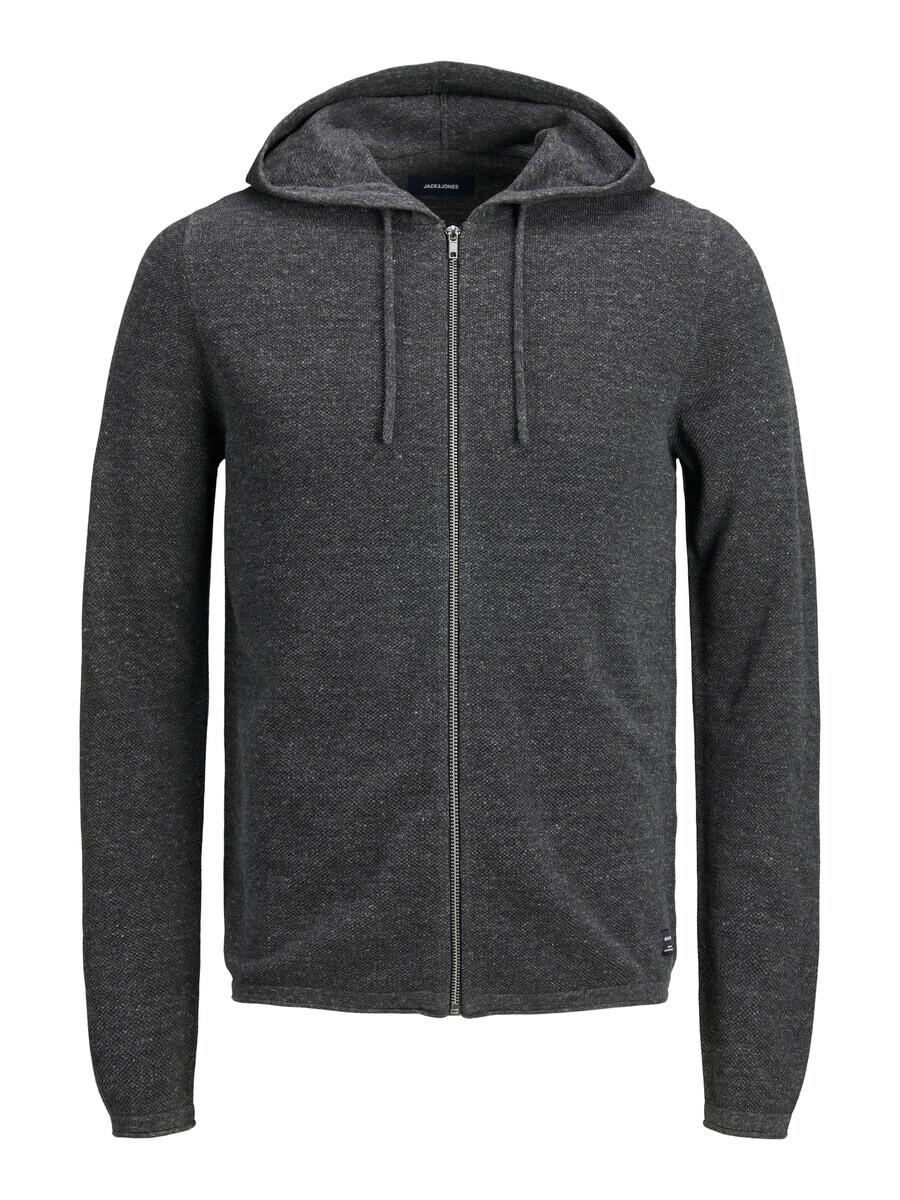 

Вязаный кардиган JACK & JONES HILL, пятнистый серый