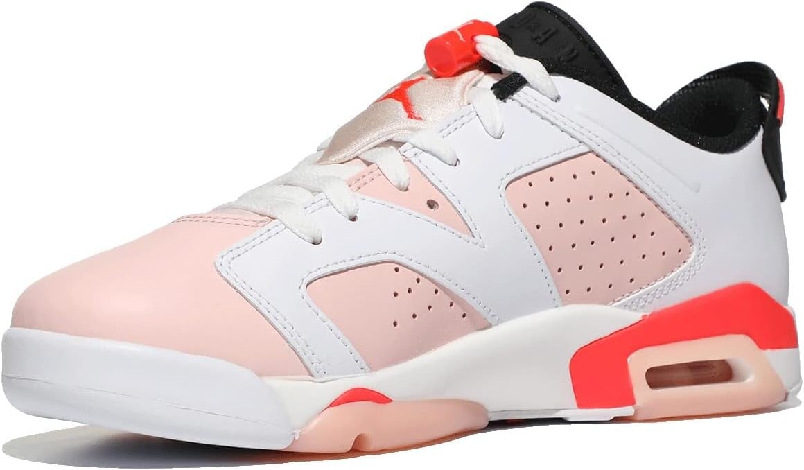 

Кроссовки Jordan Air Jordan VI Retro Low Shoe, цвет White/Atmosphere/Infrared 23/Black