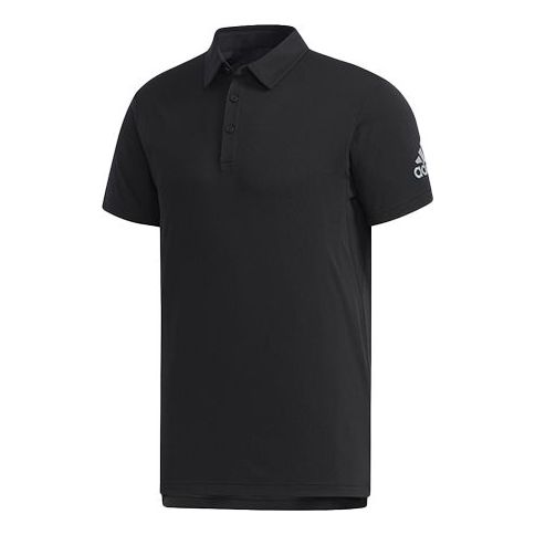 футболка adidas mens tennis sports polo shirt white белый Футболка Men's adidas Sports Tennis Ppolo Black Polo Shirt, черный