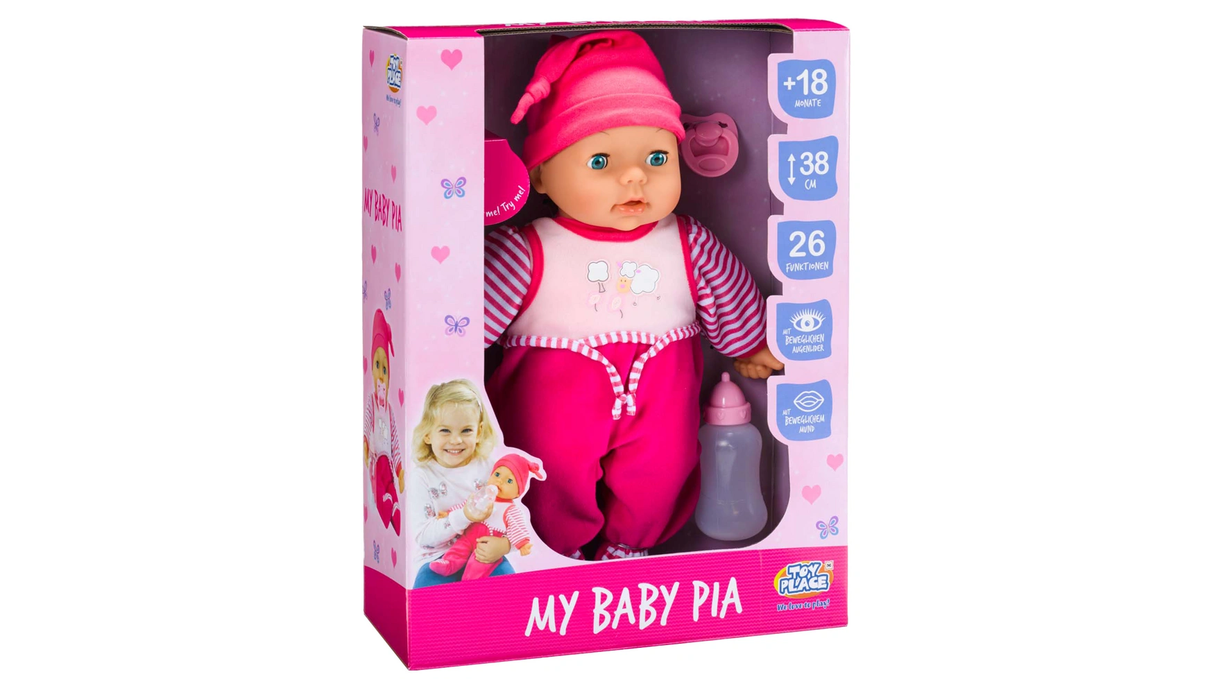 

Müller Toy Place кукла My Baby Pia, 38 см