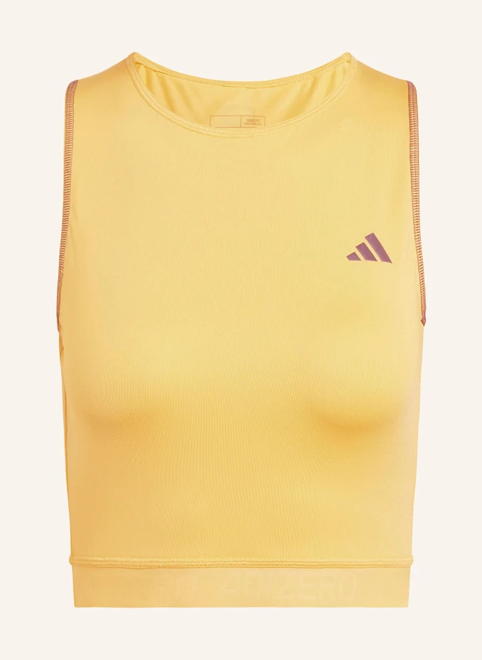 

Беговой топ adizero Adidas, желтый
