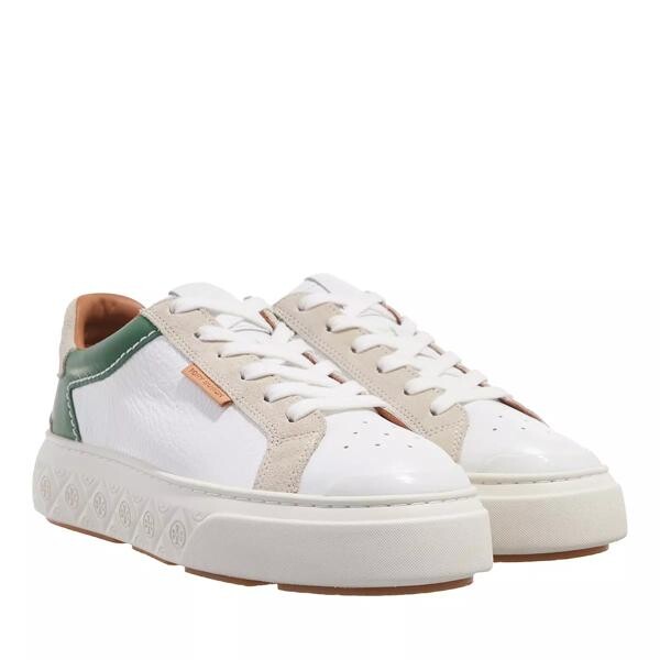 

Кроссовки ladybug sneaker white / green / Tory Burch, белый