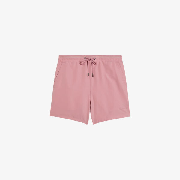 

Плетеные шорты для плавания Hiltree с тисненым логотипом Ted Baker, розовый