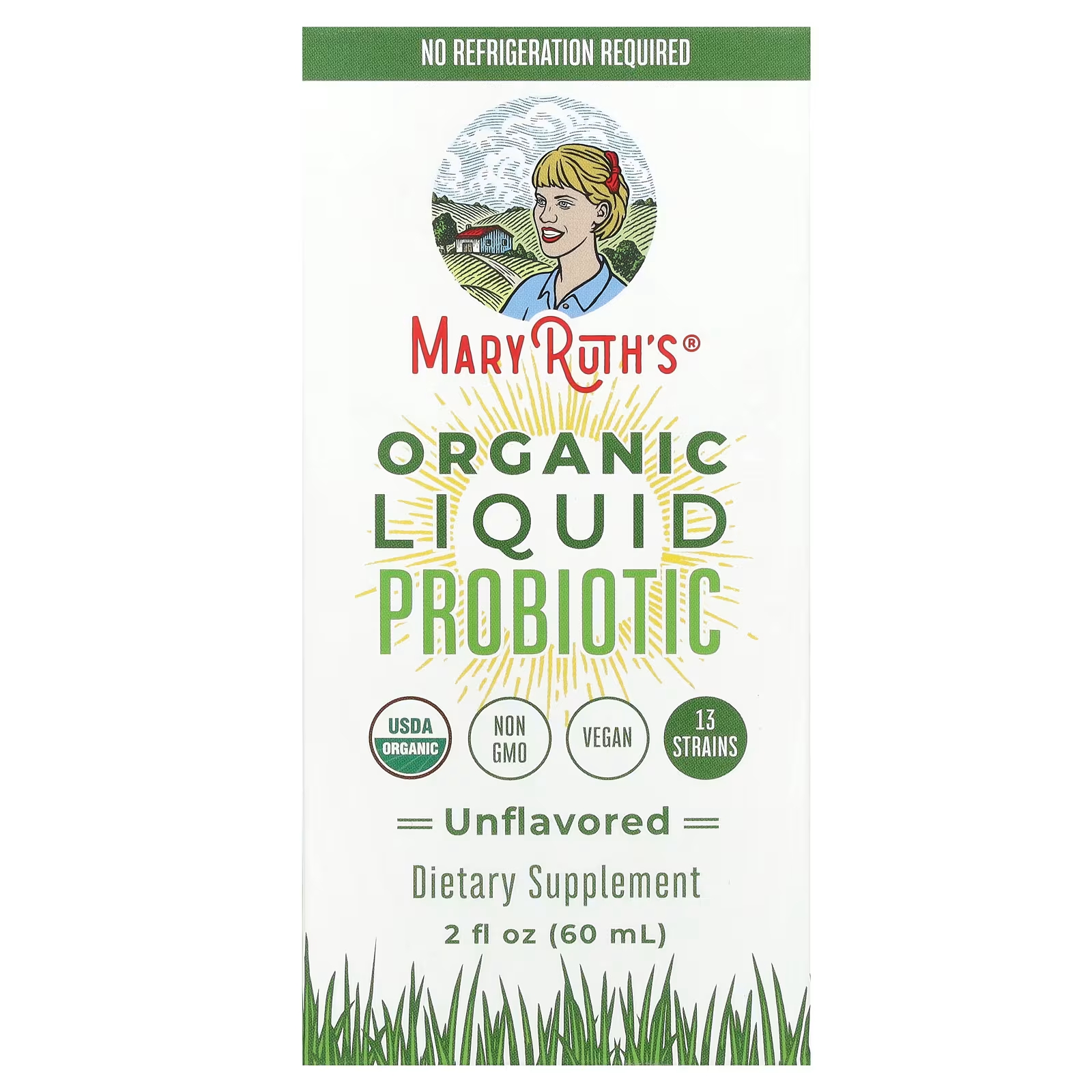 Жидкий пробиотик MaryRuth's органический, 60 мл