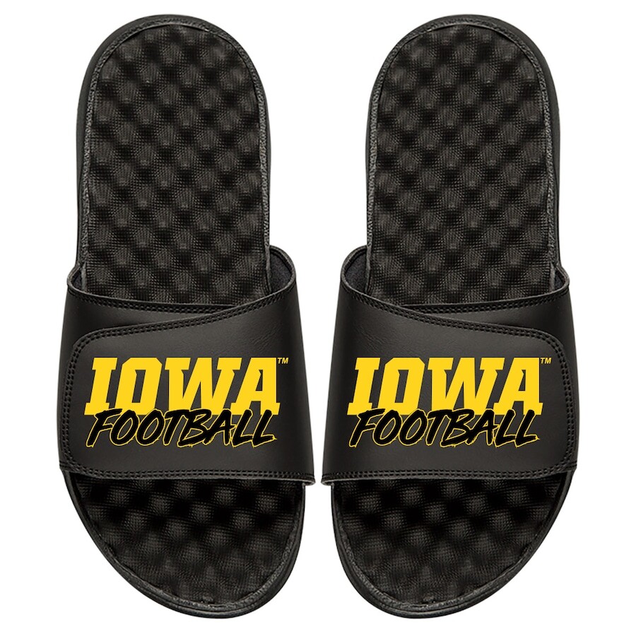 

Шлепанцы ISlide Iowa Hawkeyes, черный