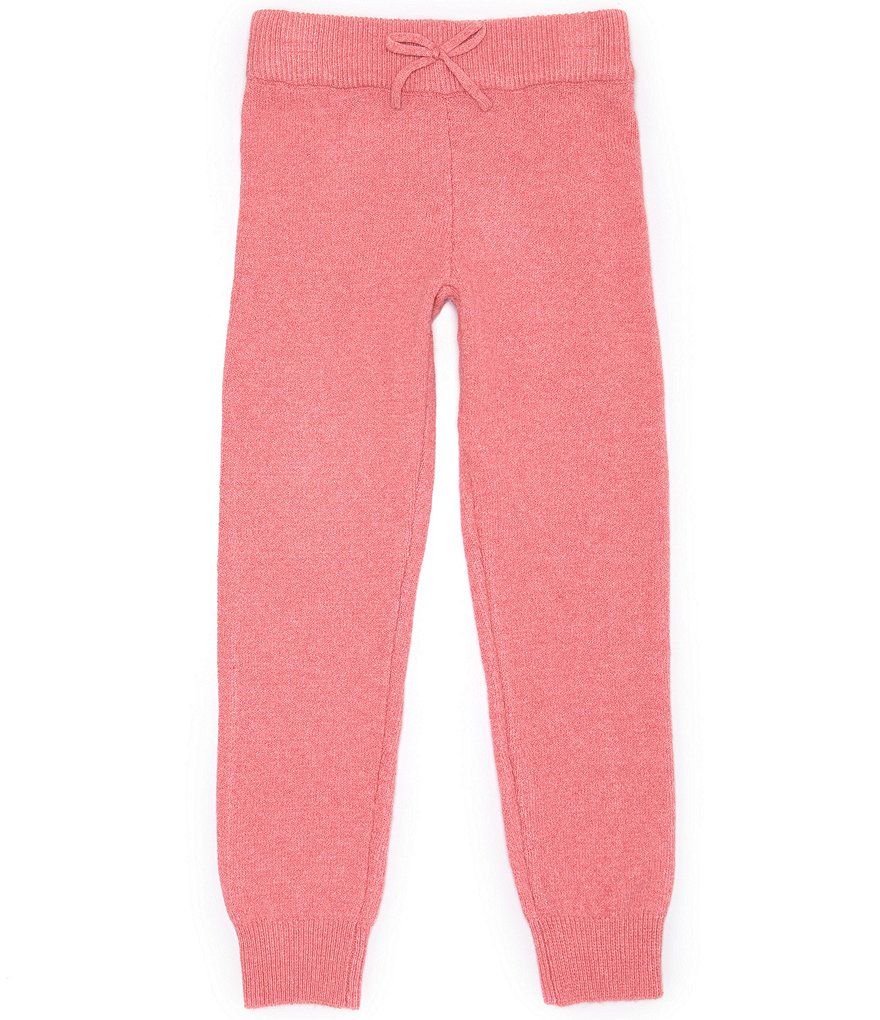 цена Уютные вязаные брюки-джоггеры GB для больших девочек 7–16 лет, розовый