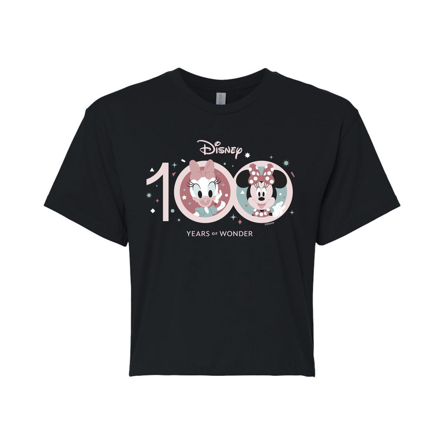 

Укороченная футболка Disney's 100 Juniors с Минни и Дейзи Disney