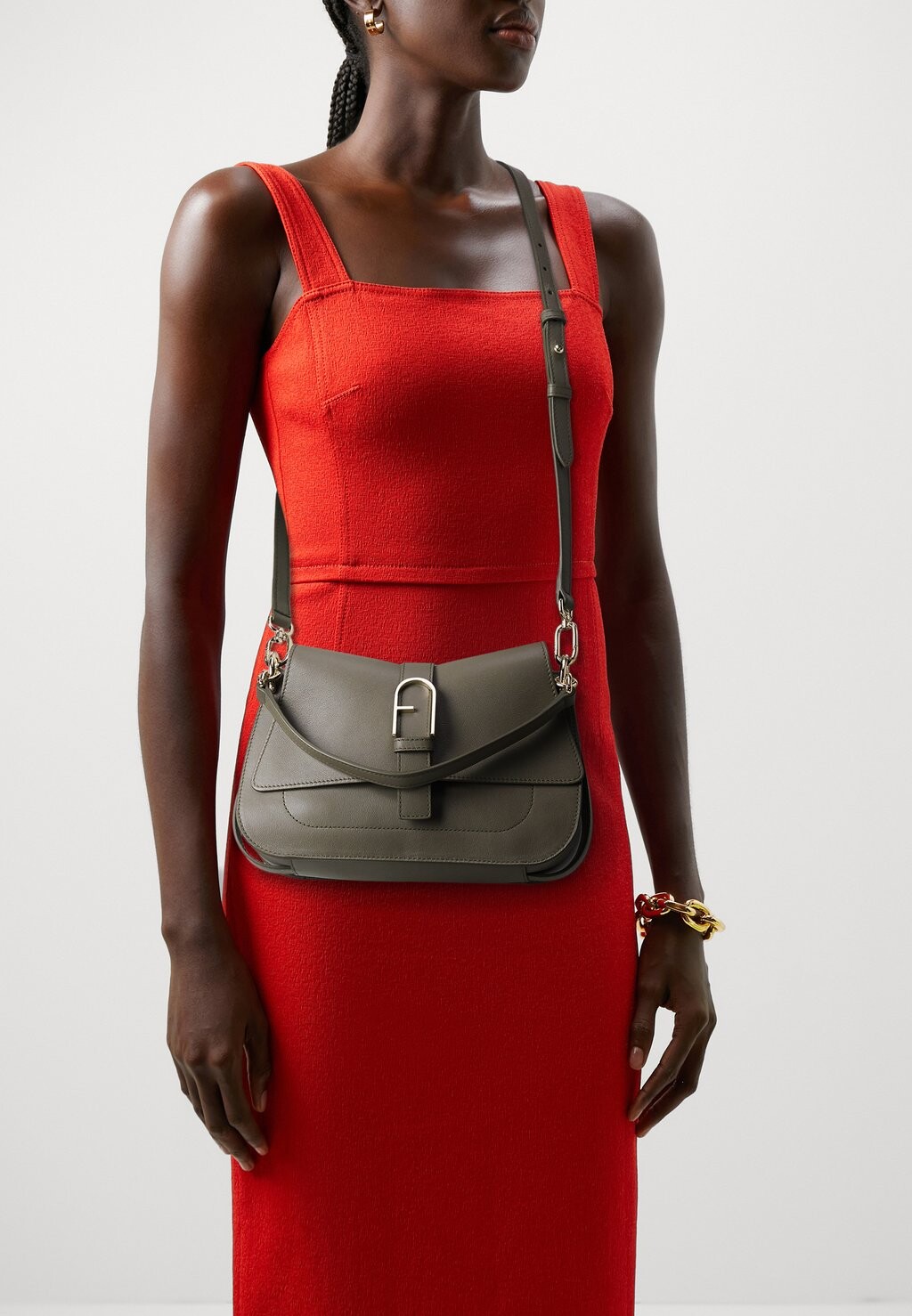 

Сумка FLOW TOP HANDLE Furla, цвет sage