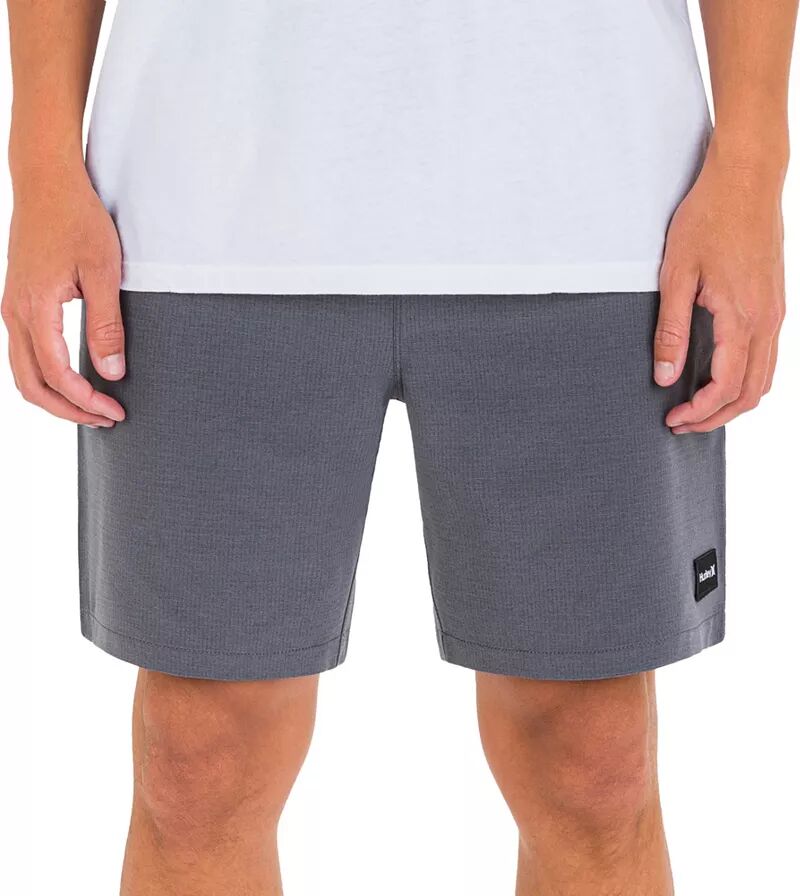 Мужские шорты для доски Hurley Phantom Zuma II Volley , черный мужские шорты phantom zuma ii volley с эластичным поясом hurley