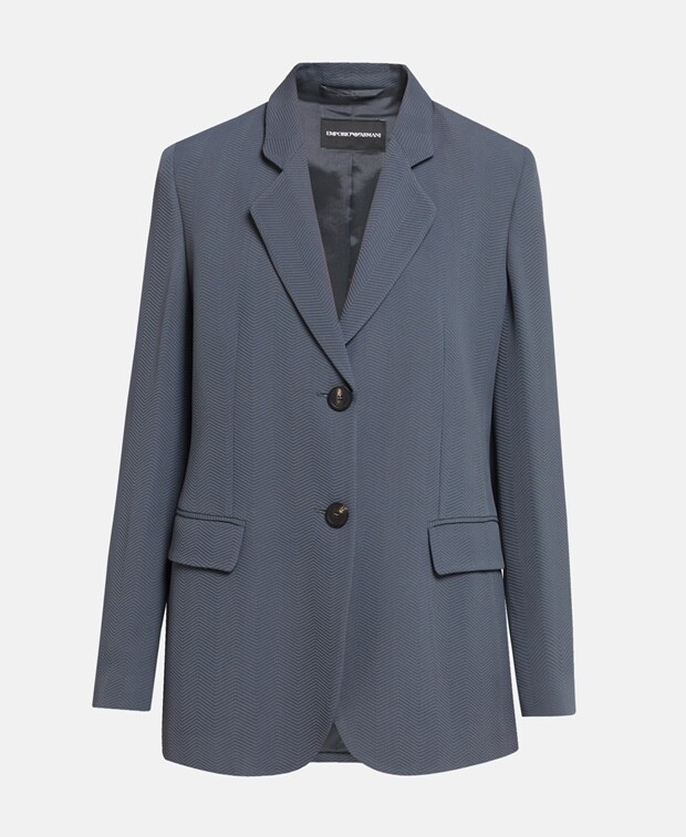 

Блейзер Emporio Armani, цвет Slate Blue