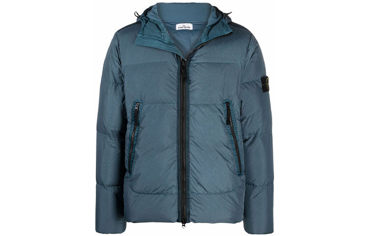 

STONE ISLAND Мужской пуховик, цвет Blue