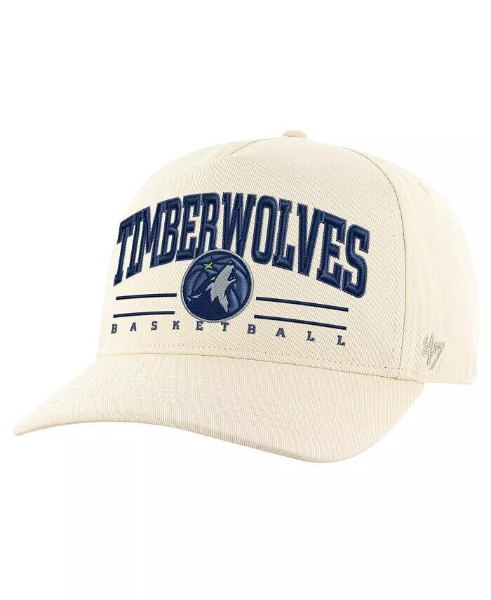 

Мужская кремовая регулируемая кепка Minnesota Timberwolves Roscoe Hitch '47 Brand, бежевый