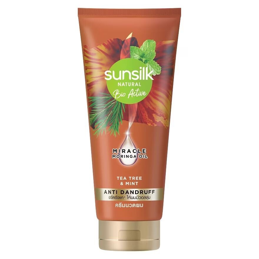 

Sunsilk Натуральный кондиционер Биоактивный чайное дерево и мята против перхоти 330 мл. ครีมนวดผม, Brown