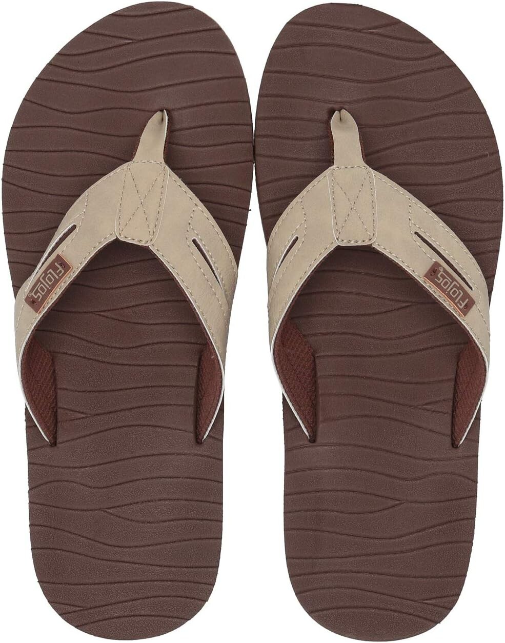 

Шлепанцы Waverunner Flojos, цвет Brown/Tan