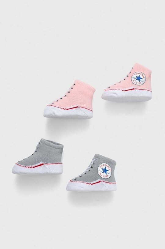 Converse Детские носки, 2 пары, розовый носки детские wilson 2 пары розовый