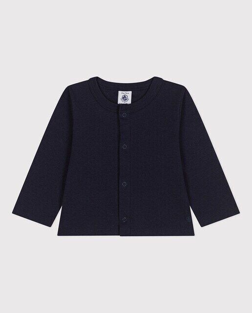 

Детский хлопковый кардиган Petit Bateau, синий