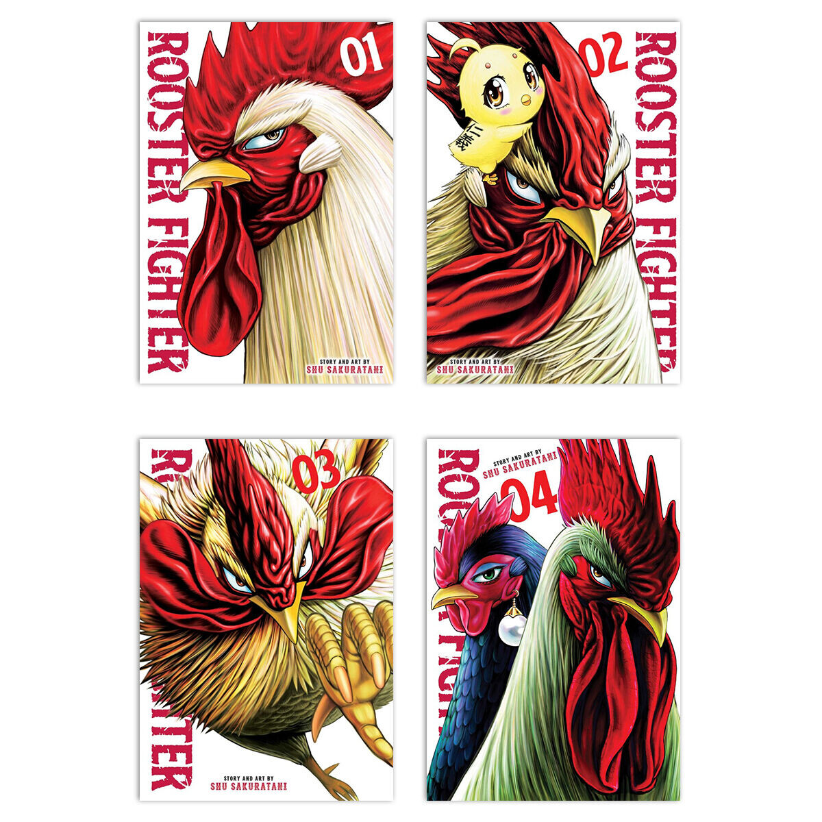 

Манга Rooster FIghter Manga (1-4) Bundle