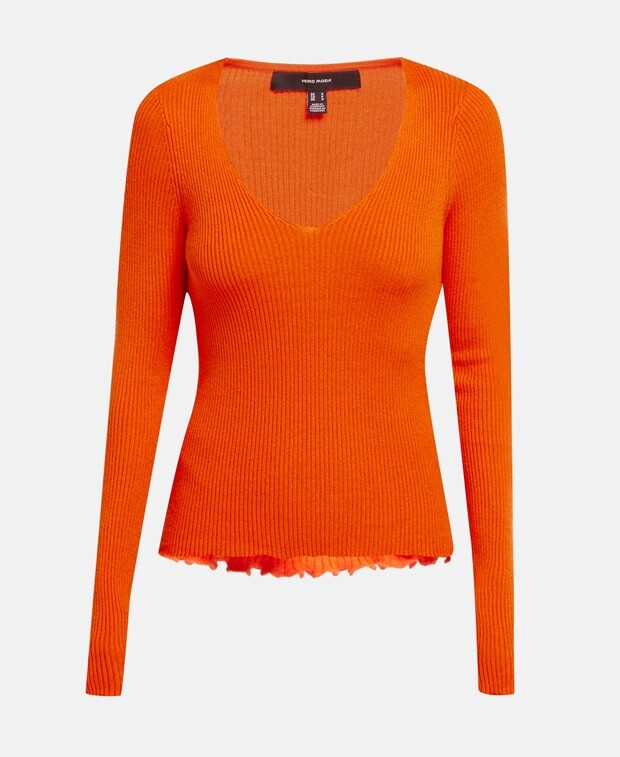 

Вязаный джемпер Vero Moda, цвет Pumpkin Orange