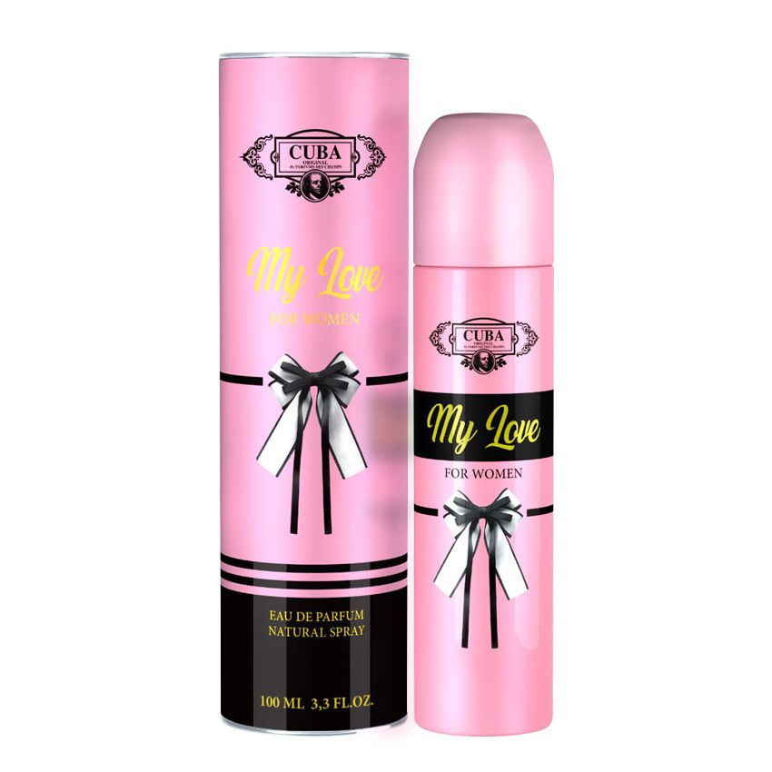 Духи My Love For Women Eau De Parfum Spray Cuba Original, 100 мл