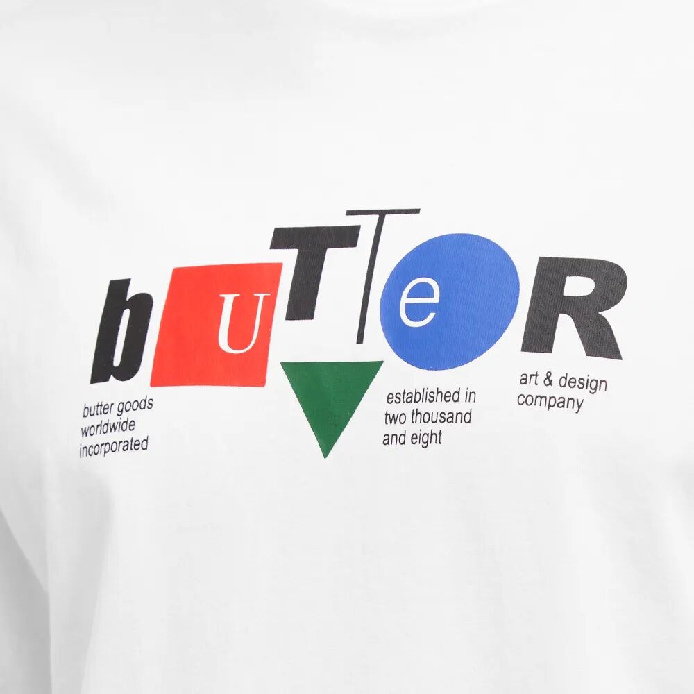 Butter Goods Футболка Design Co, белый