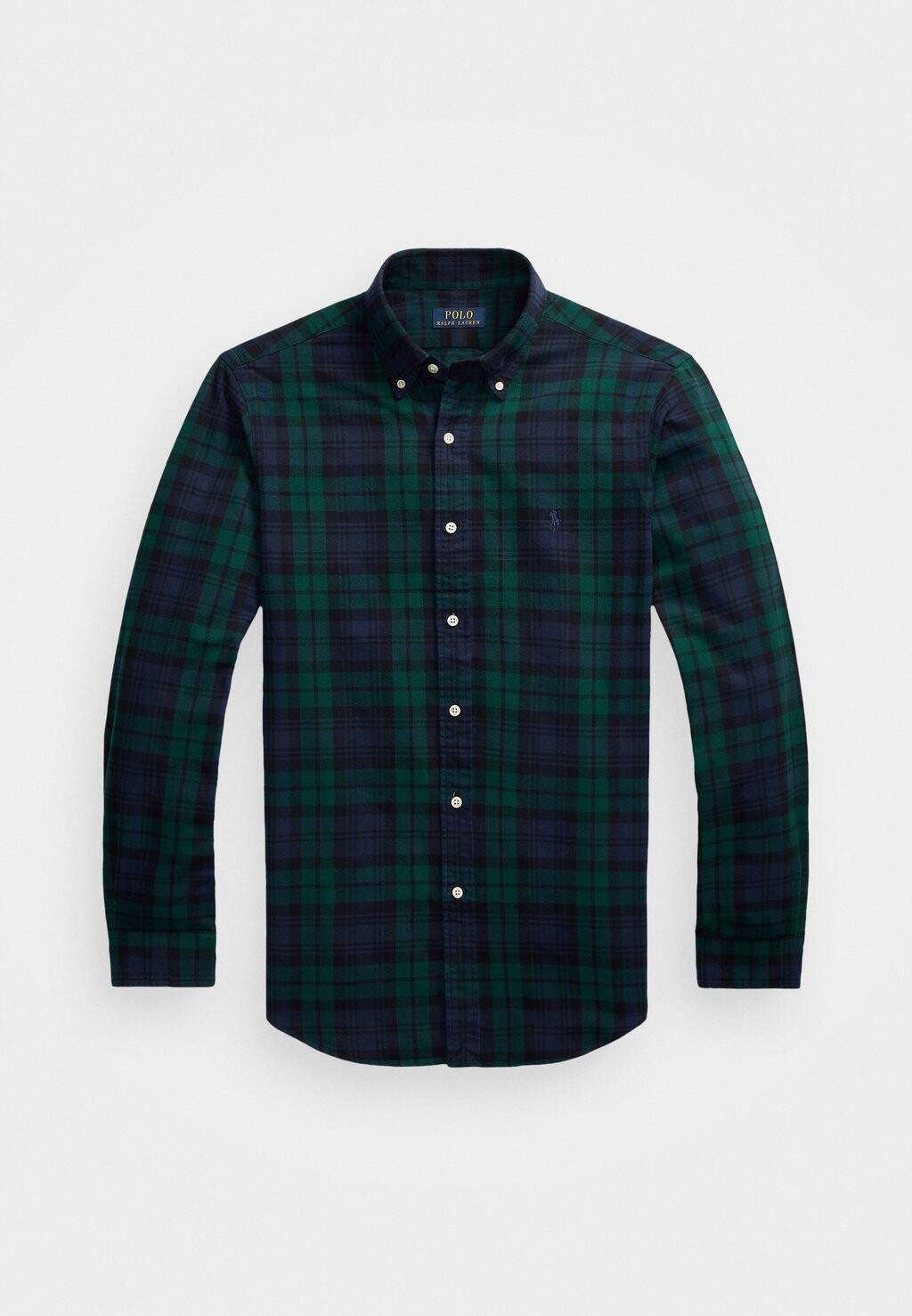 

Рубашка CLASSIC FIT PLAID OXFORD SHIRT Ralph Lauren, темно-синий