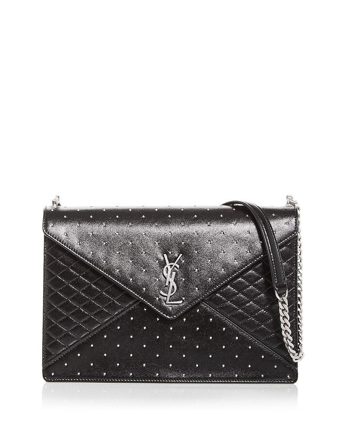 

Кожаная сумка через плечо Gaby с заклепками Saint Laurent