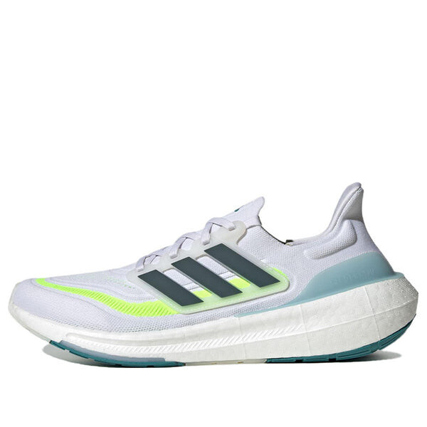 

Кроссовки Adidas Ultraboost Light Running Shoes 'Cloud White Arctic Night Lucid Lemon', белый