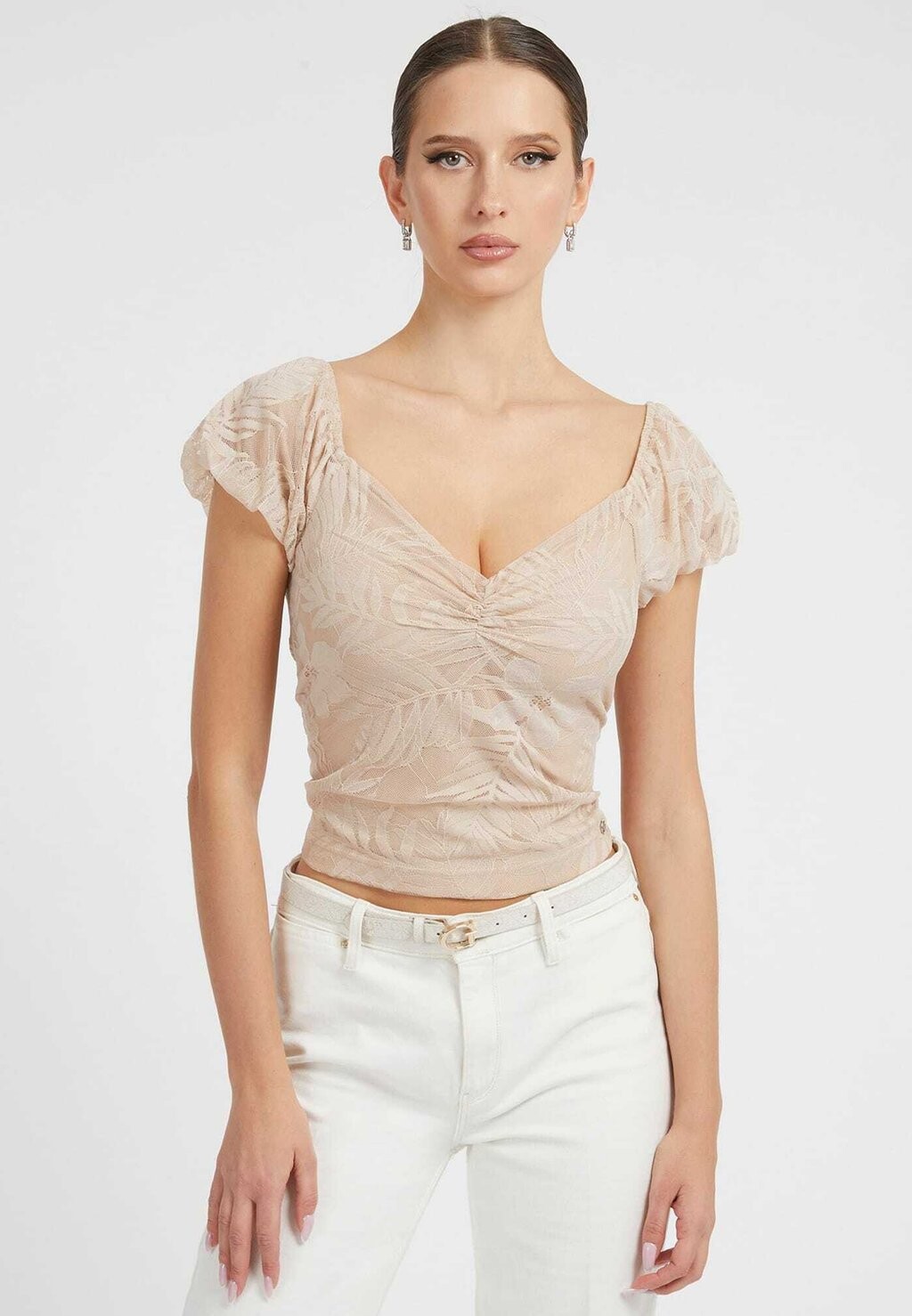 

Блузка Guess, бежевый