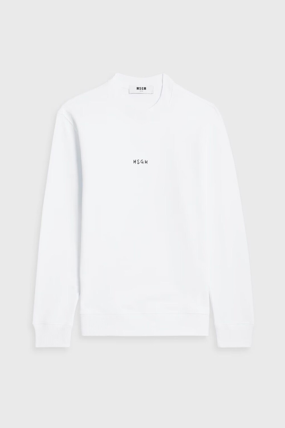 

Толстовка из французской хлопковой махры с логотипом Msgm, белый