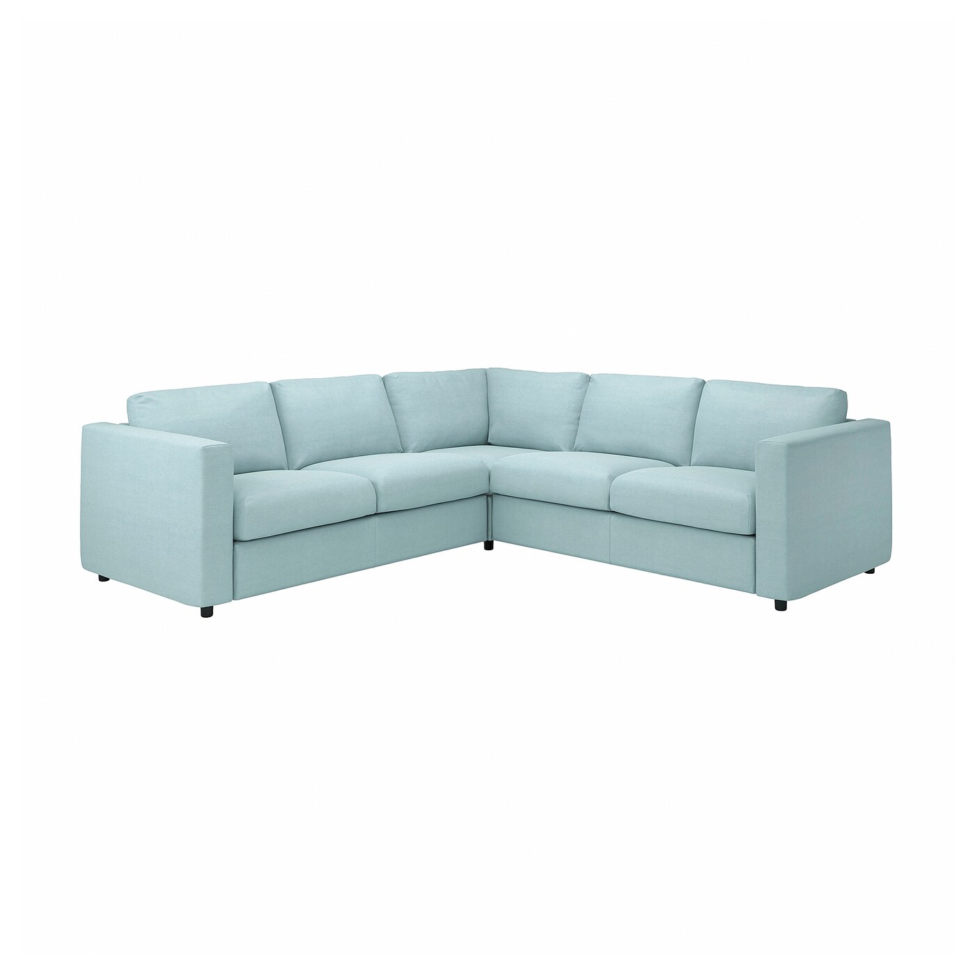 ВИМЛЕ 4-местный угловой диван, Саксемара светло-синий VIMLE IKEA