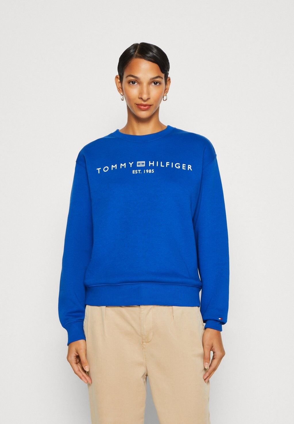 

Толстовка Tommy Hilfiger ЛОГОТИП, цвет ultra blue