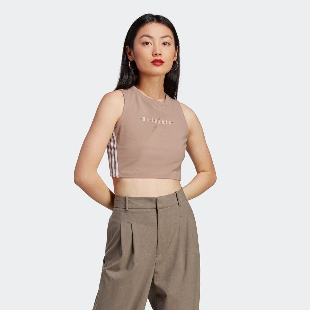 

Топ Adidas TANK TOP, коричневый
