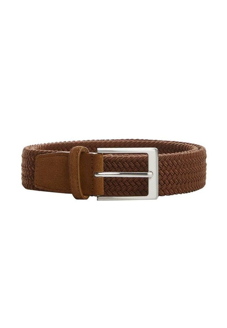 

Плетеный ремень ELASTIC Mango, цвет medium brown