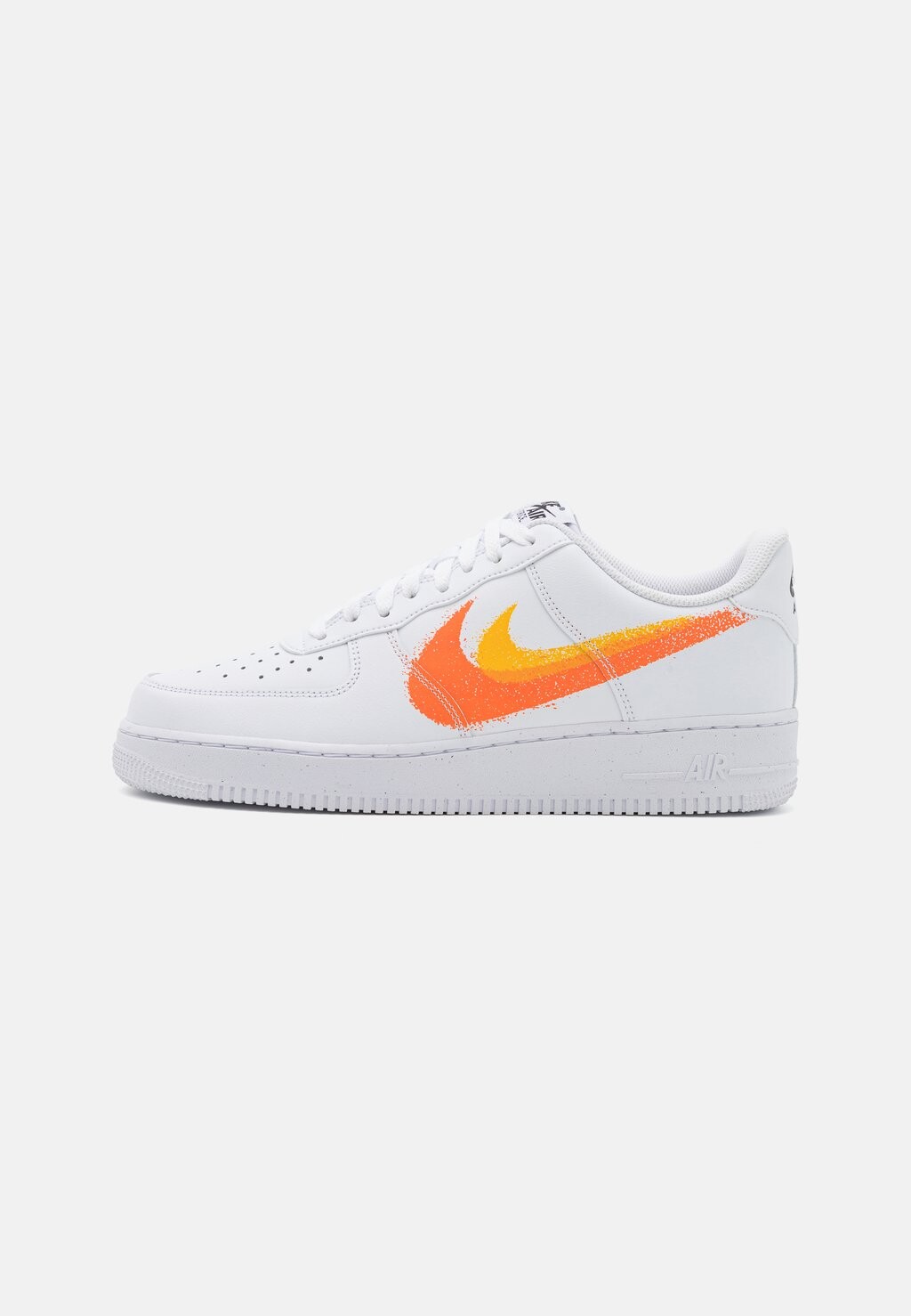 

Кроссовки Nike Air Force 1 07 Unisex, белый / темно-оранжевый, Оранжевый;белый