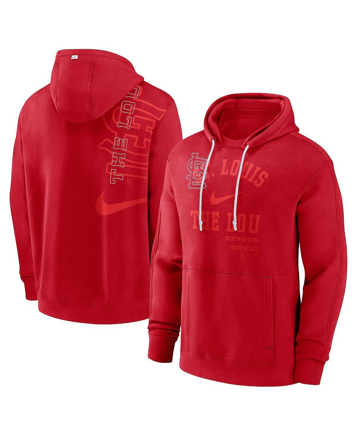 

Мужской красный пуловер с капюшоном St. Louis Cardinals Statement Ball Game Nike