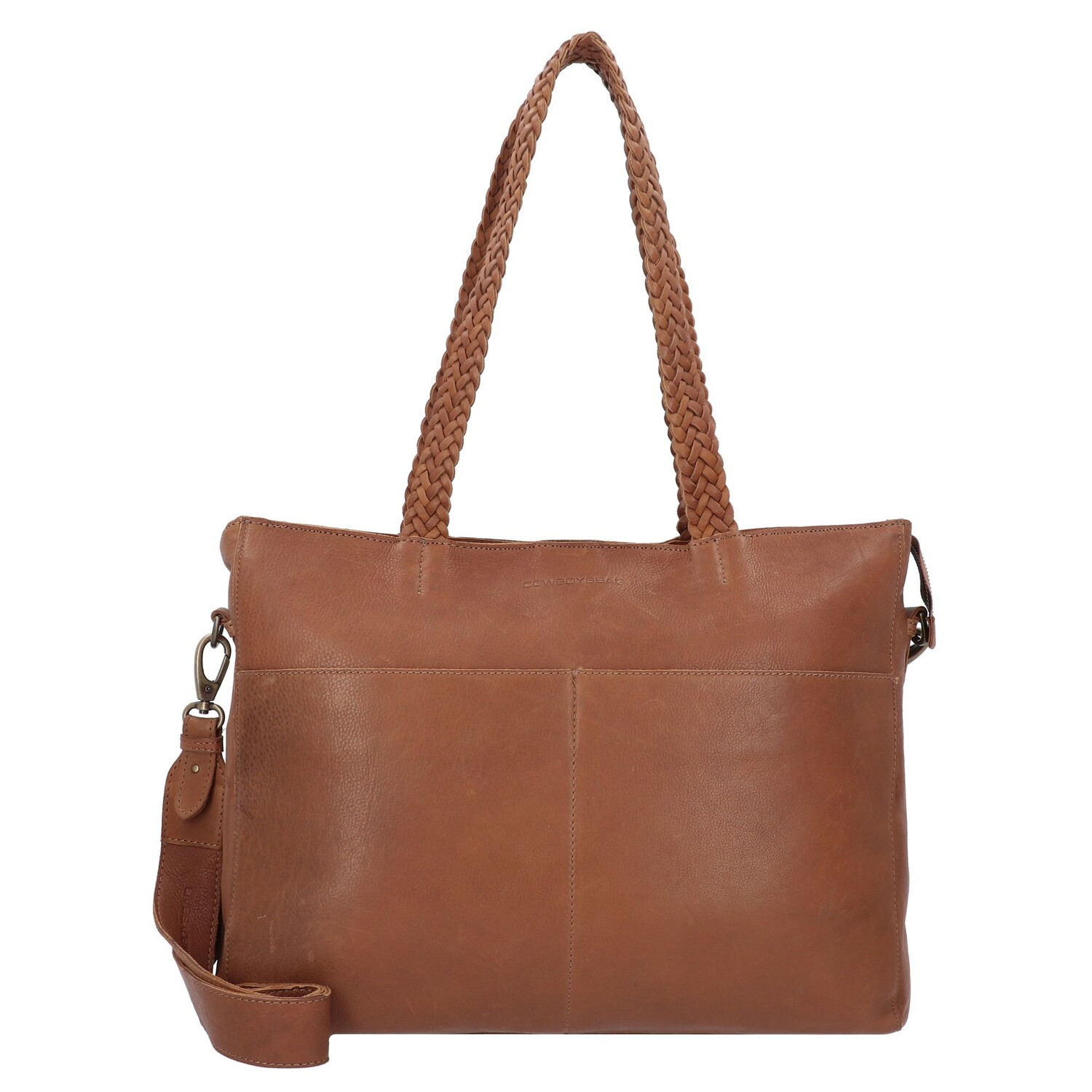 

Сумка через плечо Cowboysbag Bushton Leder 40 cm, цвет fawn