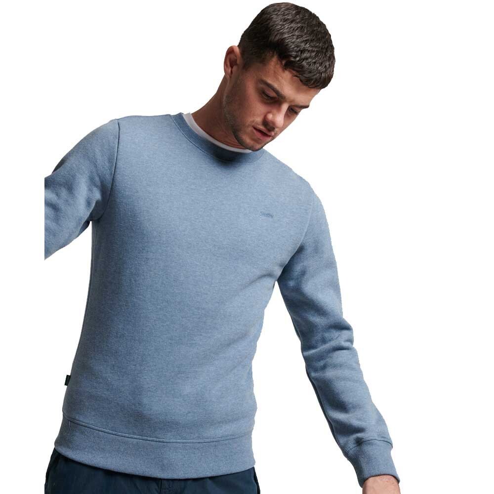 

Толстовка Superdry Vintage Logo Embroidered Crew, синий