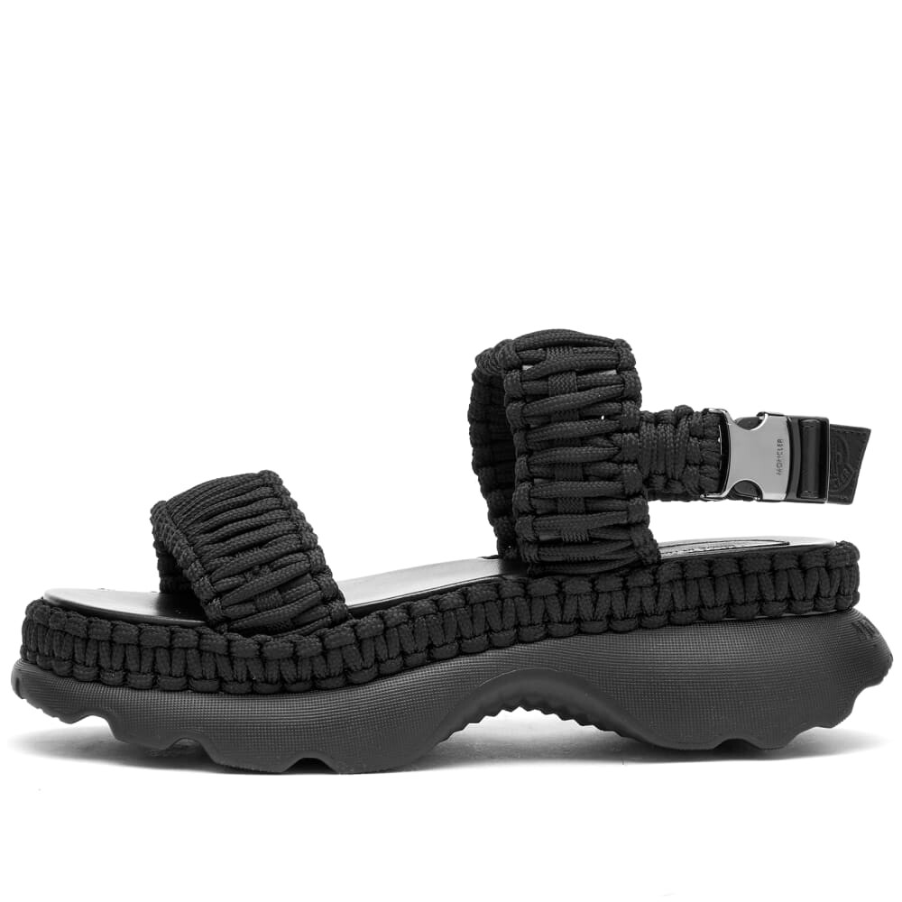 

Moncler плетеные сандалии Belay, черный