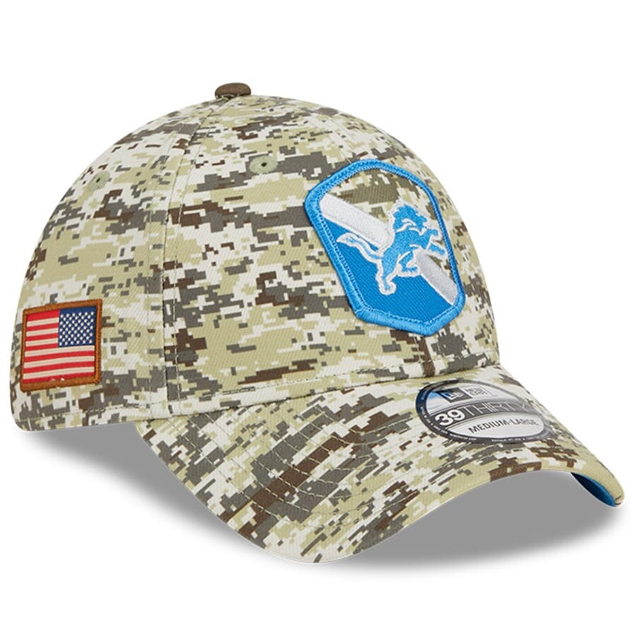 

Бейсболка New Era Detroit Lions, камуфляж