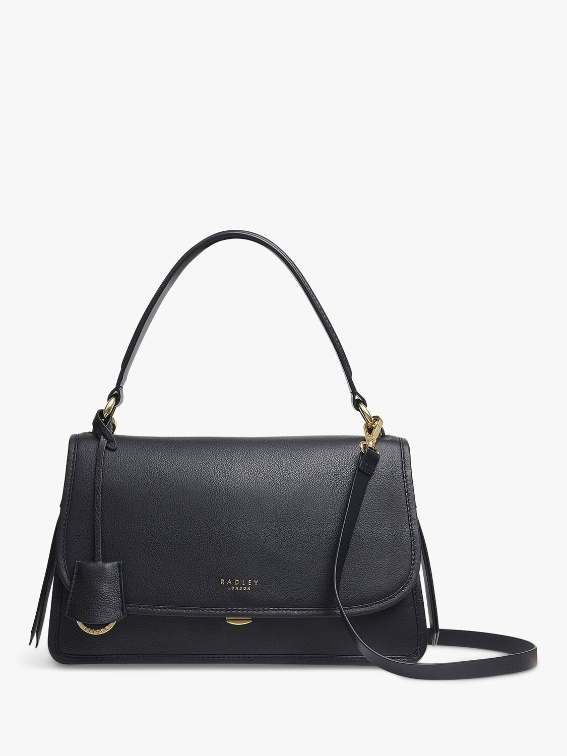 

Кожаная сумка-саквояж Cording Street Radley, черный