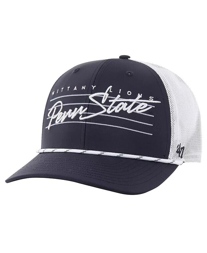 

Мужская темно-синяя регулируемая шляпа Penn State Nittany Lions Downburst Trucker '47 Brand, синий