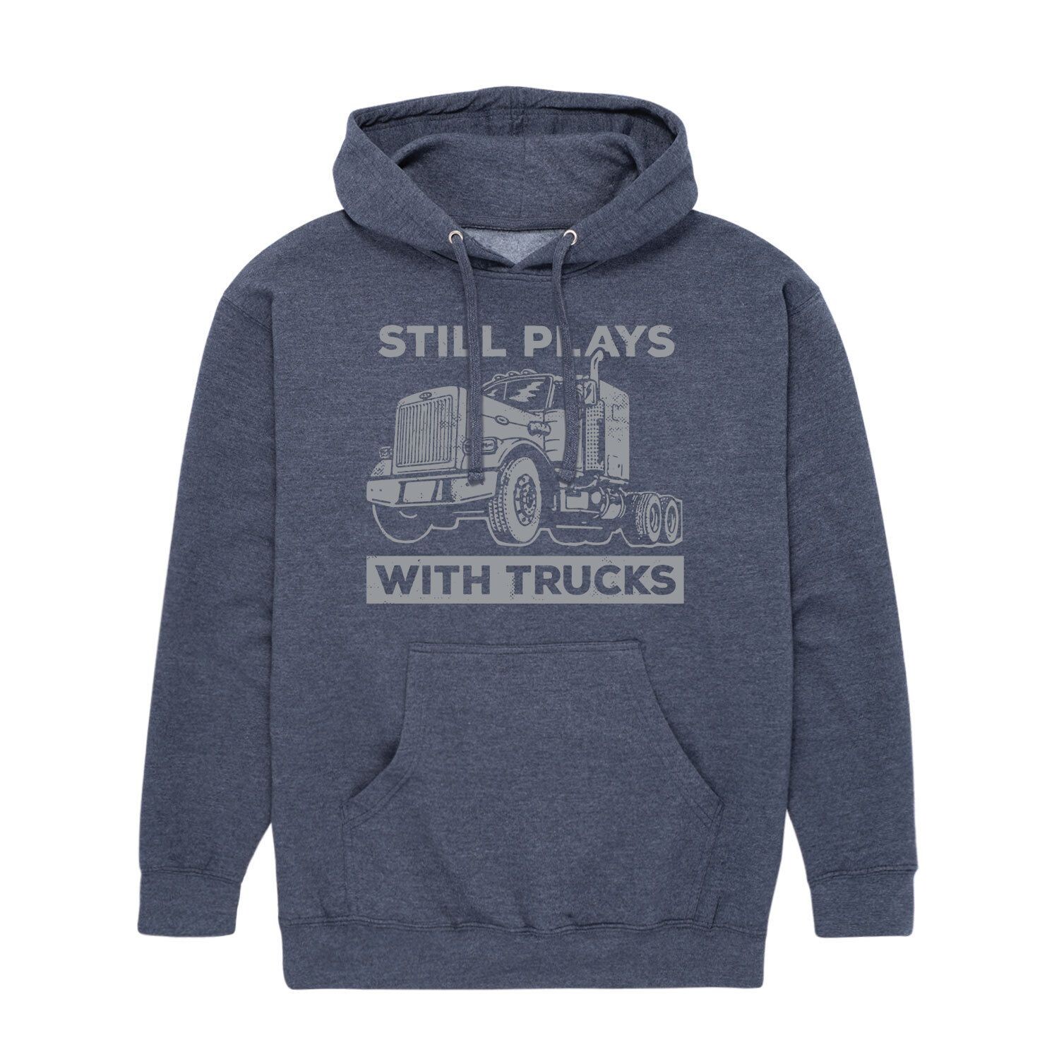 

Мужская толстовка с капюшоном "Still Plays With Trucks" Licensed Character
