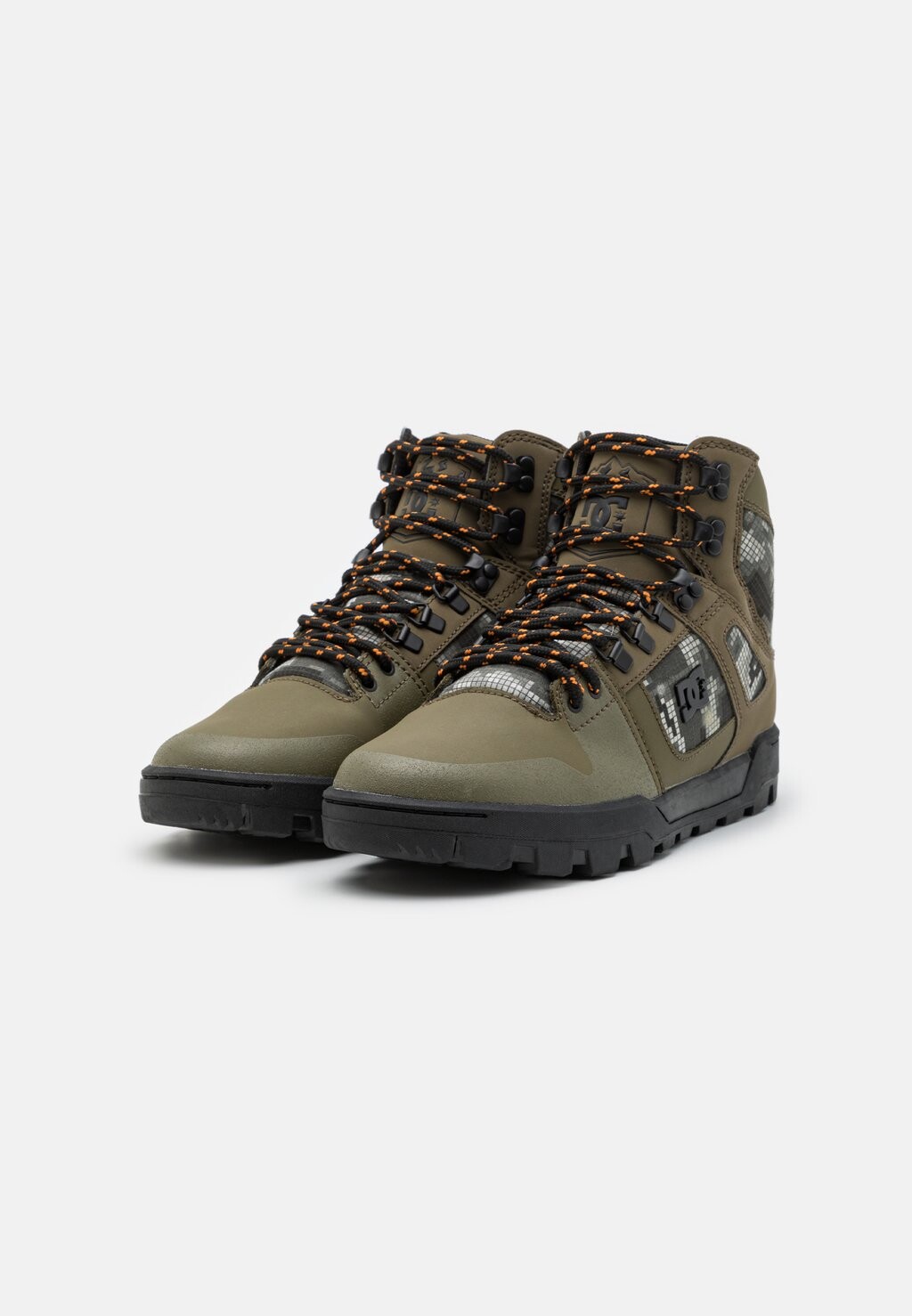 

Высокие туфли DC Shoes PURE WR BOOT UNISEX, цвет olive/black