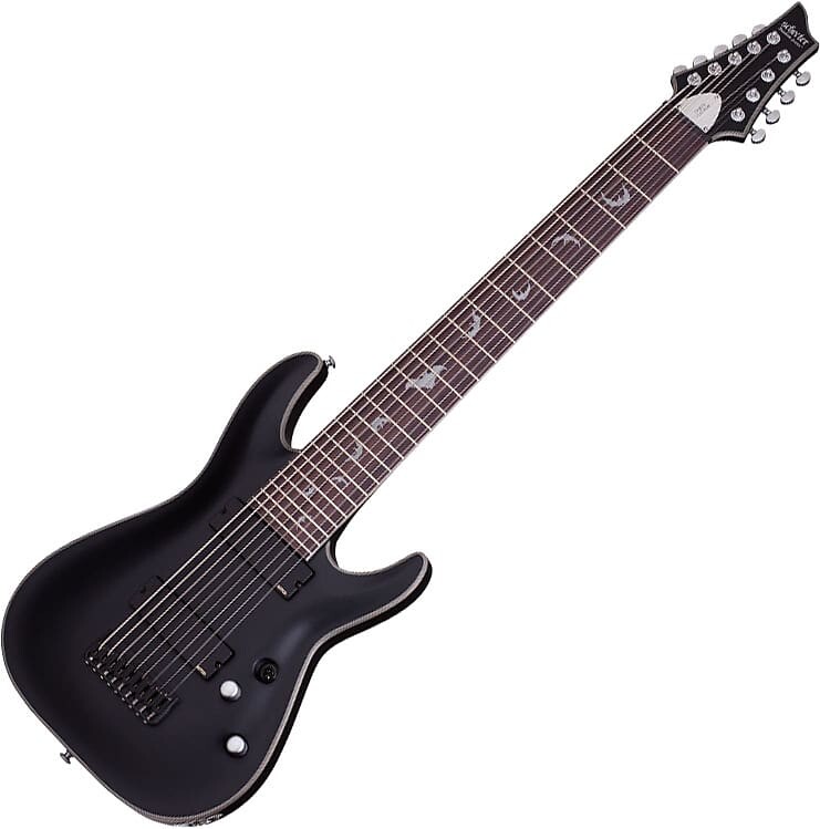 Электрогитара Schecter Damien Platinum-9 Electric Guitar Satin Black